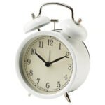 DEKAD Alarm clock, white, 10 cm