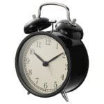 DEKAD Alarm clock, black, 10 cm