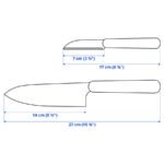 FÖRDUBBLA 2-piece knife set, grey - Image 6