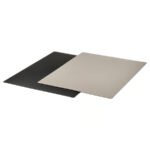 FINFÖRDELA Bendable chopping board, black/dark grey-beige, 28x36 cm