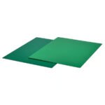FINFÖRDELA Bendable chopping board, green/bright green, 28x36 cm