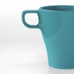 FÄRGRIK Mug, turquoise, 25 cl - Image 2