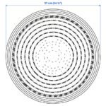 PENNFISK Place mat, natural/sedge handmade, 37 cm - Image 6