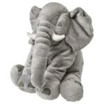 JÄTTESTOR Soft toy, elephant/grey