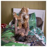 SKOGSDUVA Soft toy, lynx/orange brown, 63 cm - Image 5