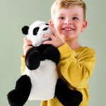 KRAMIG Soft toy, white/black - Image 3