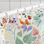 STRANDLUMMER Shower curtain, multicolour, 180x200 cm - Image 3