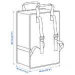 GÖRSNYGG Bag, blue, 40x30x60 cm/72 l - Image 5