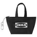 KNÖLIG Key ring, small black, 9x7 cm