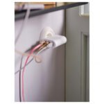 SMÅHAGEL 3-port USB charger, white - Image 2