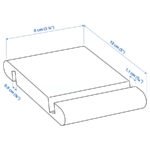 BERGENES Holder for mobile phone/tablet, bamboo - Image 6