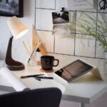 SVALLET Work lamp, dark grey/white - Image 2