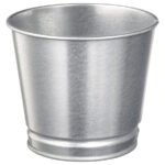 BINTJE Plant pot, galvanised, 9 cm