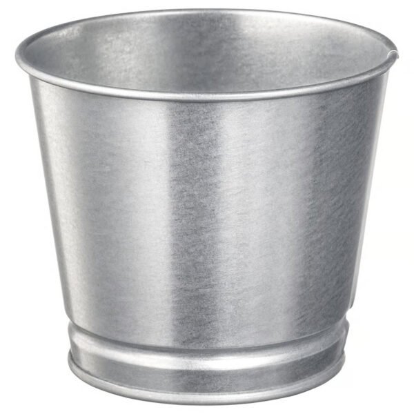 BINTJE Plant pot, galvanised, 9 cm