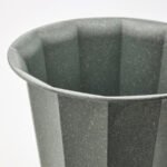 BUSKVERK Plant pot, in/outdoor grey, 9 cm - Image 4