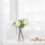 SMYCKA Artificial flower, Peony/white, 30 cm - Image 3