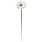 SMYCKA Artificial flower, Gerbera/white, 50 cm