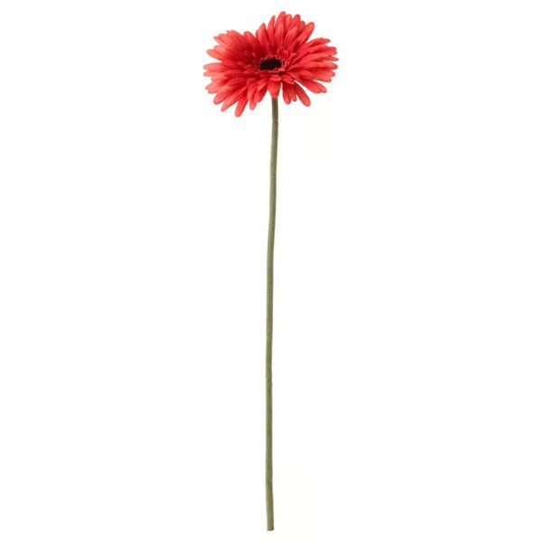 SMYCKA Artificial flower, Gerbera/red, 50 cm