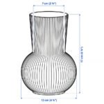 PÅDRAG Vase, clear glass, 17 cm - Image 9