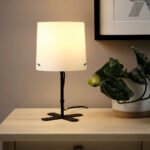 BARLAST Table lamp, black/white, 31 cm - Image 2