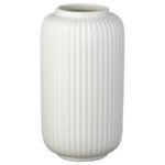 STILREN Vase, white, 22 cm