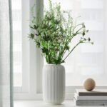 STILREN Vase, white, 22 cm - Image 5