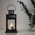 HEMSJÖ Unscented block candle, natural, 8 cm - Image 3