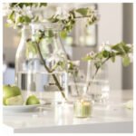 LÖVSKOGSLUND Scented candle in glass, Apple/light green, 12 hr - Image 4