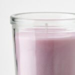 LUGNARE Scented candle in glass, Jasmine/pink, 20 hr - Image 6
