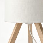 STORSEGEL Table lamp, ash/white - Image 4