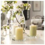 LÖVSKOGSLUND Scented pillar candle, Apple mixed colours, 30 hr - Image 3