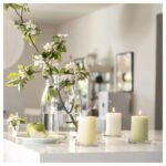 LÖVSKOGSLUND Scented pillar candle, Apple mixed colours, 30 hr - Image 4
