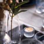 FINSMAK Tealight holder, clear glass, 3.5 cm - Image 2