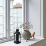 ENRUM Lantern for tealight, in/outdoor, black, 22 cm - Image 4
