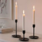 FULLTALIG Candlestick, set of 3, black - Image 2