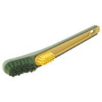PEPPRIG 2 in 1 shoe brush with scraper, green/yellow - Image 2