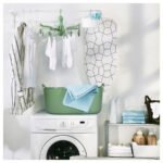 PRESSA Hanging dryer 16 clothes pegs, green - Image 5