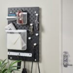 SKÅDIS Pegboard, black, 36x56 cm - Image 4