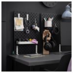SKÅDIS Pegboard, black, 36x56 cm - Image 5