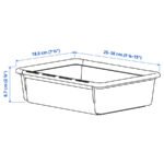 KACKLA Extendable box, white, 25-38x19 cm - Image 8