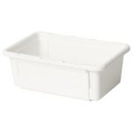 KACKLA Extendable box, white, 18-28x13 cm