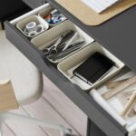 NOJIG Organiser, plastic/beige, 10x10x5 cm - Image 2