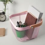 RISATORP Basket, pink, 25x26x18 cm - Image 3