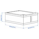 SKUBB Storage case, white, 44x55x19 cm - Image 8