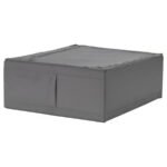 SKUBB Storage case, dark grey, 44x55x19 cm