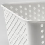 PLOGSVÄNG Storage basket, white, 15x20x10 cm - Image 2
