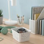 PLOGSVÄNG Storage basket, white, 15x20x10 cm - Image 4