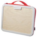 MÅLA Portable drawing case, red, 35x27 cm