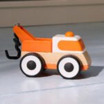 LLILLABO 3-piece vehicle set, fire truck sports car/tow truck multicolour - Image 5