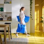 FRAKTA Carrier bag, medium, blue, 45x18x45 cm/36 l - Image 3